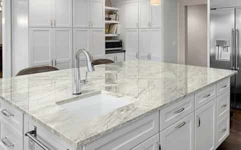 تصویر 2 از سنگ مرمریت نسکافه ای زمینه قهوه‌ ای گرم